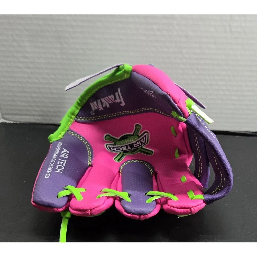 Pink Franklin Sports Kids Baseball/softball Glove  For Kids Right Hand Throw 8.5